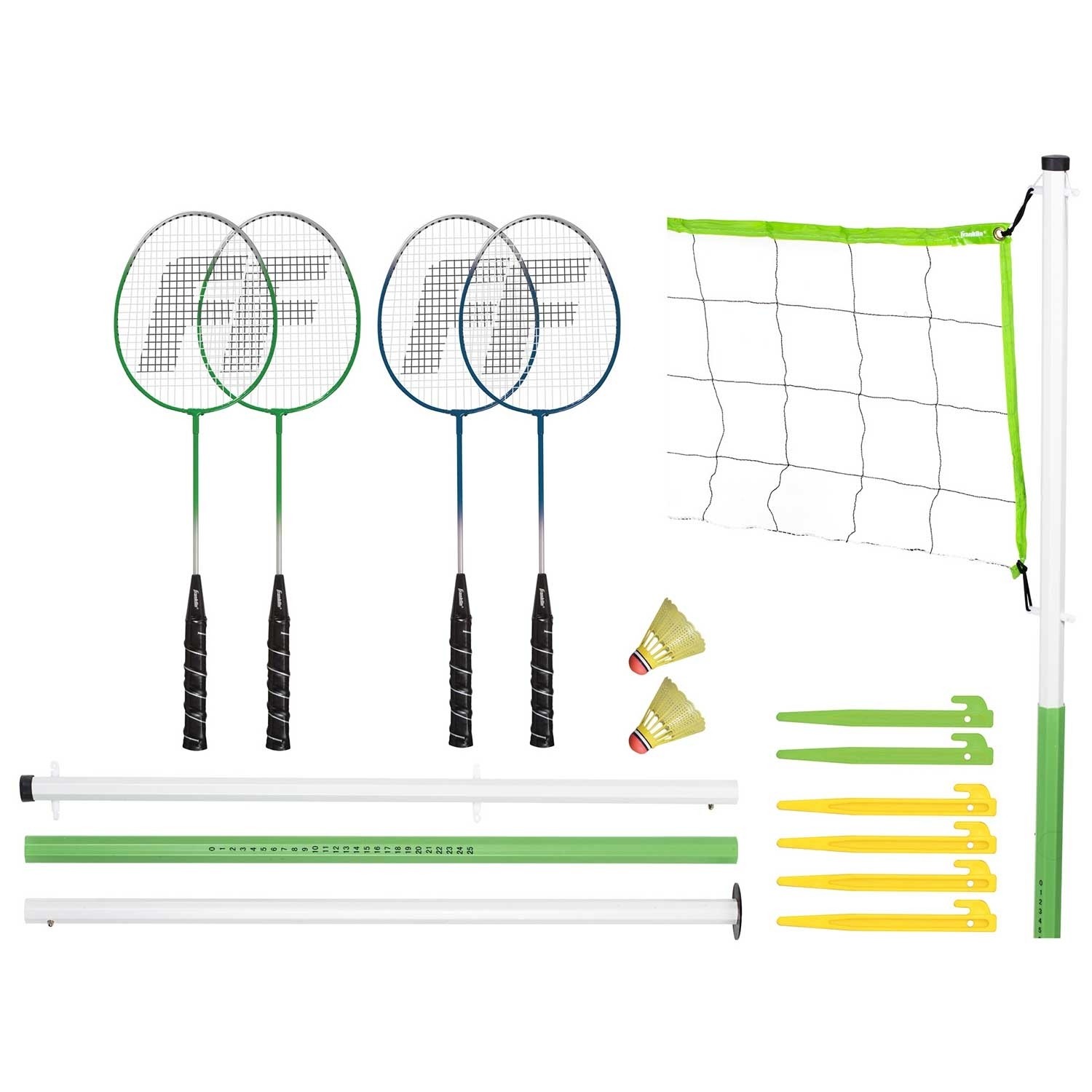 Details about   Franklin Sports Badminton Starter Family Professional Sets Beginner Assemble