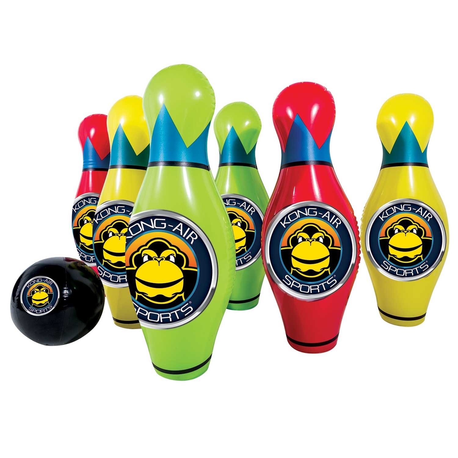 Franklin Sports Kong-Air Giant Inflatable Bowling Set Over 2.5 Feet Tall!