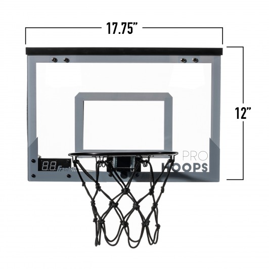 Slam Dunk Approved ... Sports Over The Door Mini LED Scoring Basketball Hoop 