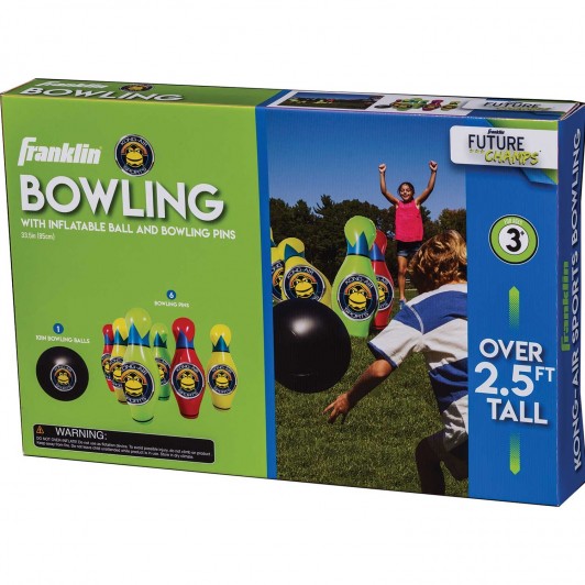Franklin Sports Kong-Air Giant Inflatable Bowling Set Over 2.5 Feet Tall!